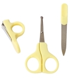 Манікюрний набір Курносики, 3 предмета, жовтий (7080 жовт) - Pampik