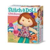 Набор для шитья 4M Кукла и кролик (00-02765) - Pampik