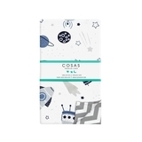 Підодіяльник Cosas Space, бязь, 140х110 см, білий з сірим - Pampik