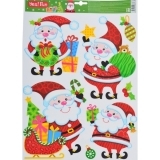 Наклейки для вікон Yes! Fun Санта Клаус, лазерні (801095) - Pampik