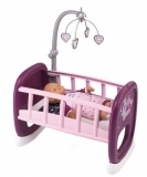 Колиска для ляльки Smoby Baby Nurse Прованс з мобілем (220343) - Pampik