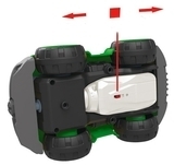 Конструктор DIY Spatial Creativity Поліцейська машина, зелений (CJ-1365126) - Pampik - 4