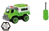 Конструктор DIY Spatial Creativity Поліцейська машина, зелений (CJ-1365126) - Pampik - 2