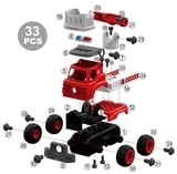 Конструктор DIY Spatial Creativity Пожежний кран, червоний (CJ-1365108) - Pampik - 5