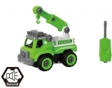 Конструктор DIY Spatial Creativity Строительный кран, зеленый (CJ-1365132) - Pampik