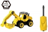 Конструктор DIY Spatial Creativity Экскаватор, желтый (CJ-1365030) - Pampik - 2
