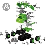 Конструктор DIY Spatial Creativity Строительный кран, зеленый (CJ-1365129) - Pampik - 2