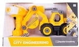 Конструктор DIY Spatial Creativity Экскаватор, желтый (CJ-1365027) - Pampik - 4