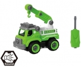 Конструктор DIY Spatial Creativity Строительный кран, зеленый (CJ-1365131) - Pampik