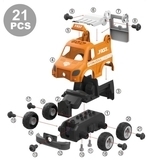 Конструктор DIY Spatial Creativity Служба доставки, оранжевый (CJ-1379207) - Pampik - 2