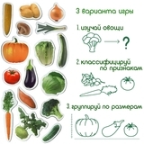Магнітний набір Magdum Magnetic set Vegetables (ML4031-12 EN) - Pampik - 4