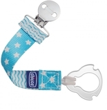 Карабин для пустышек Chicco Fashion 2 в 1, голубой (09341.20) - Pampik