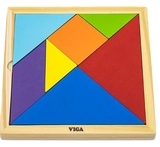 Набір для навчання Viga Toys Танграм (55557) - Pampik