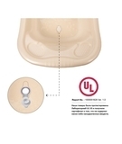 Ванночка Sevi bebe, білий, 90 см (82) - Pampik - 4