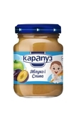 Пюре Карапуз Яблуко і зливу, 125 г - Pampik