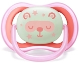 Пустушка для дівчаток Philips Avent Нічна, 6-18 міс., 2 шт. (SCF376/22) - Pampik - 3