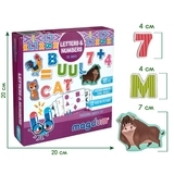 Магнітний набір Magdum Букви і Цифри, англ. яз., 80 шт. (ML4031-09 EN) - Pampik - 2