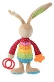 М'яка іграшка Sigikid Кролик з брязкальцем, 26 см (41419SK) - Pampik - 3