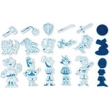 Набір штампів Janod Лицарі, 30 шт. (J07798) - Pampik