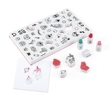 Набір штампів Janod Смайли, 50 шт. (J07801) - Pampik - 2