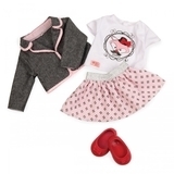 Набір одягу для ляльок Our Generation Куртка зі спідницею (BD30117Z) - Pampik