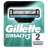 Змінні картриджі для гоління Gillette Mach3, 2 шт. - Pampik