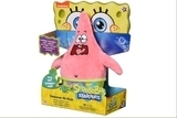 М'яка іграшка Sponge Bob Exsqueeze Me Plush Patrick Burp, зі звуком (EU690903) - Pampik