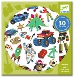 Набір наклейок Djeco Ретро Іграшки, 30 шт. (DJ09263) - Pampik