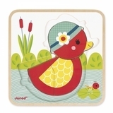 Пазл многослойный Janod Уточка (J07030) - Pampik - 2