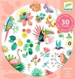 Набір наклейок Djeco Рай, 30 шт. (DJ09260) - Pampik