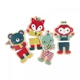 Игровой набор Janod Магнитные фигурки Животные, 16 элементов (J08015) - Pampik - 3