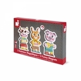 Ігровий набір Janod Магнітні фігурки Тварини (J08029) - Pampik