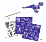 Набір скретч-наклейок Djeco Метал (DJ09737) - Pampik