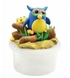 Масса для лепки Paulinda Super Dough Happy land Сова (PL-081165-1) - Pampik