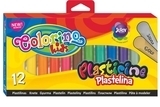 Пластилин Colorino Стандартные цвета + золото, серебро, 12 цветов (42673PTR) - Pampik