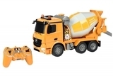 Машинка на ручному управлінні Same Toy Бетономішалка Mercedes-Benz 1:20, жовтий (E528-003) - Pampik