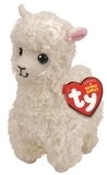 Мягкая игрушка TY Beanie Babies Лама Lily, 25 см, белый (96316) - Pampik
