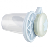 Силіконова ортодонтична пустушка Nuvita Air55 Cool Star, 0+ міс. (NV7064GA) - Pampik - 2