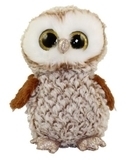 М'яка іграшка TY Beanie Boo's Сова Percy, 25 см, коричневий (36462) - Pampik