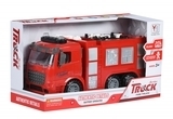 Инерционная пожарная машина Same Toy Truck со светом и звуком (98-618AUt) - Pampik - 3