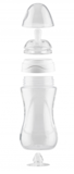 Пляшка для годування Nuvita Mimic Collection, антиколікова, 250 мл, блакитний (NV6031AZZURO) - Pampik - 2