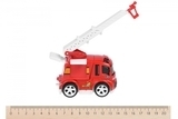 Пожежна машинка Same Toy Mini Metal, зі сходами (SQ90651-4Ut-2) - Pampik - 2