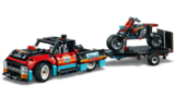 Конструктор LEGO Technic Шоу трюків на вантажівках і мотоциклах, 610 деталей (42106) - Pampik - 4
