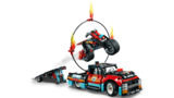 Конструктор LEGO Technic Шоу трюків на вантажівках і мотоциклах, 610 деталей (42106) - Pampik - 15