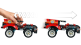 Конструктор LEGO Technic Шоу трюків на вантажівках і мотоциклах, 610 деталей (42106) - Pampik - 9