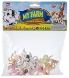 Набір ігрових фігурок Dingua Звірятка з ферми, 12 шт. (D0021) - Pampik - 2