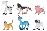 Набор игровых фигурок Dingua Зверюшки с фермы, в коробке, 6 шт. (D0102) - Pampik - 2