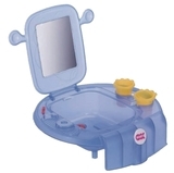 Умивальник з безпечним дзеркалом Ok Baby Space, синій (38198410) - Pampik