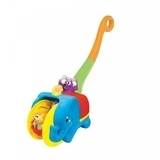 Іграшка-каталка Kiddieland Слон-циркач, рус. мова (049759) - Pampik