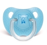 Пустушка силіконова Suavinex Сенс життя, 0-6 місяців, блакитний (303316) - Pampik